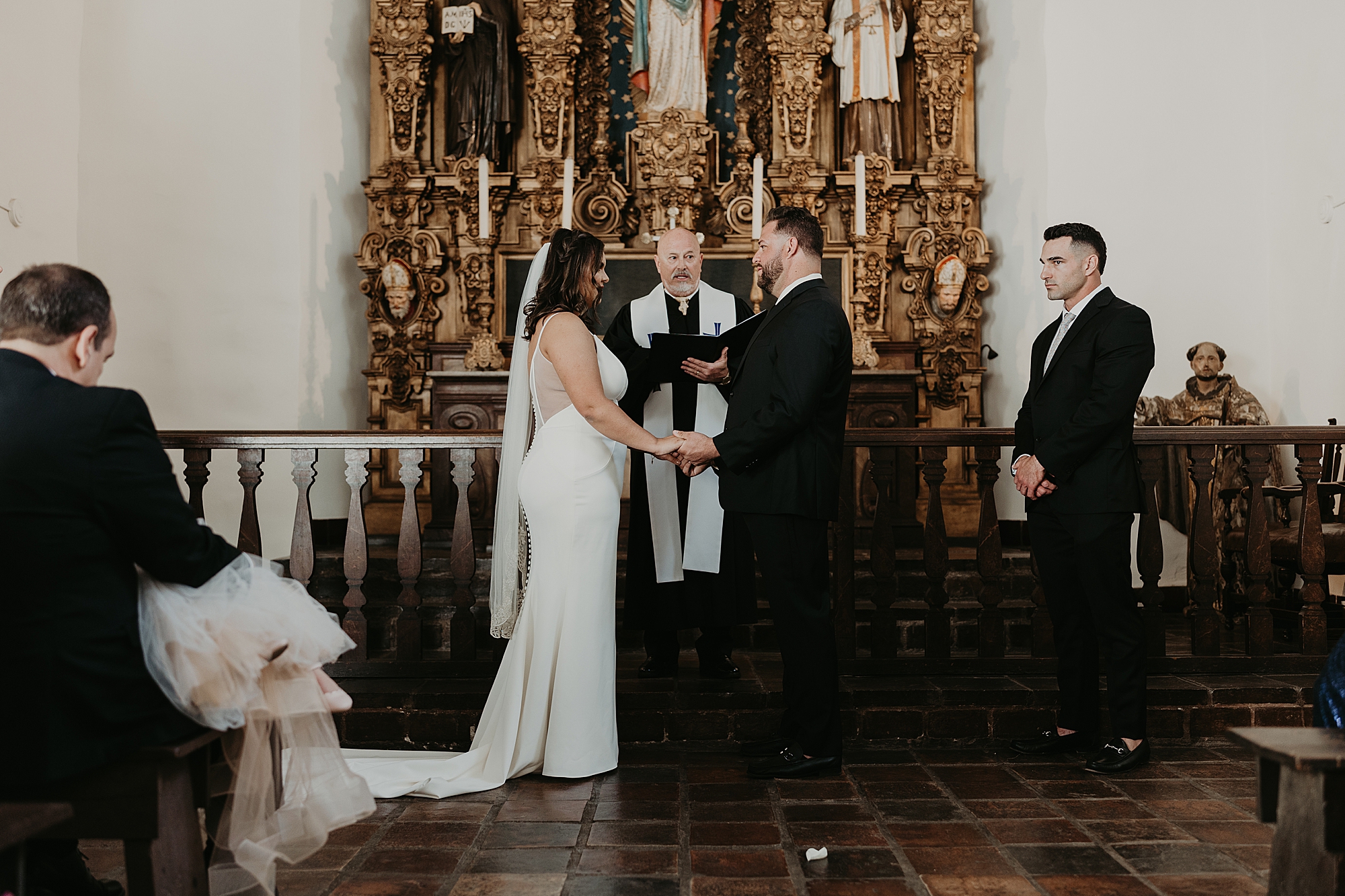 destination wedding in San Diego; St. Francis Chapel Balboa Park