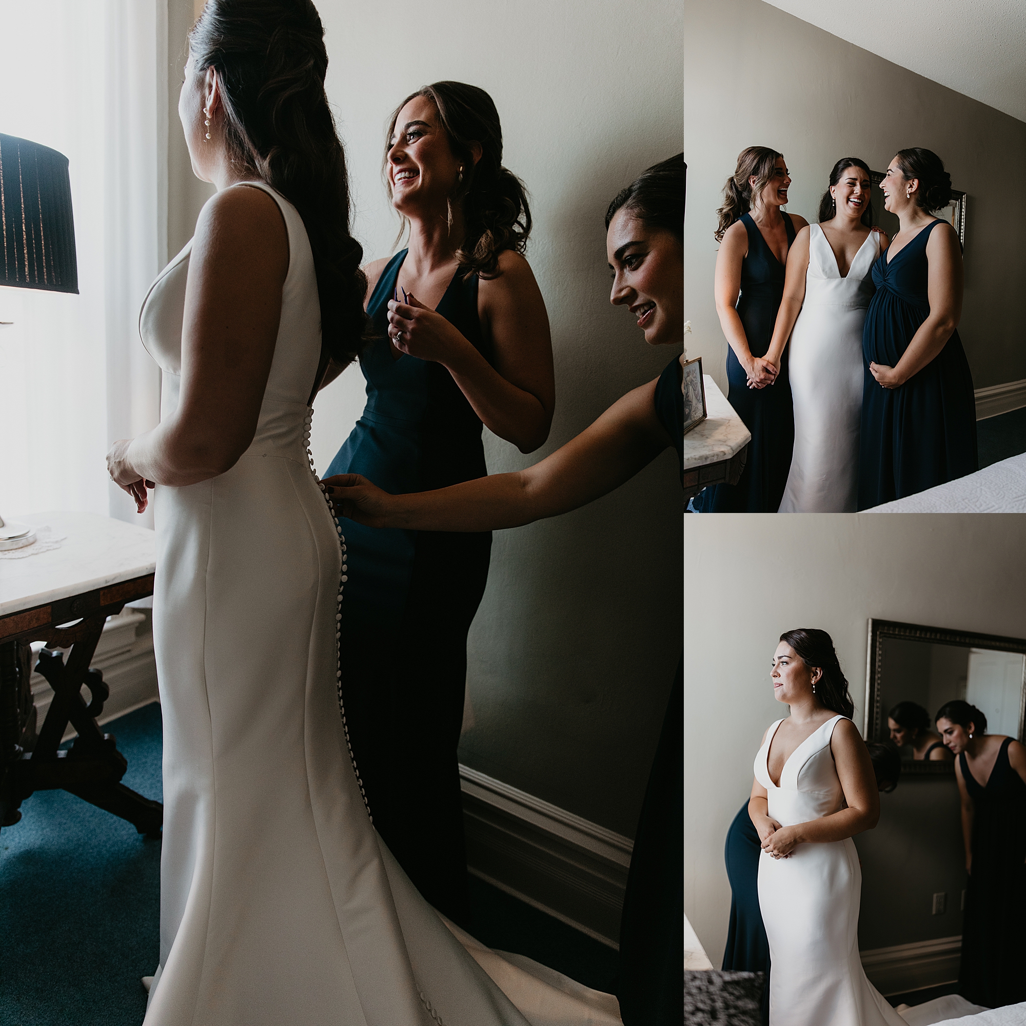 getting ready; wedding photos; Jessee Allen Photography; Erie wedding photographer