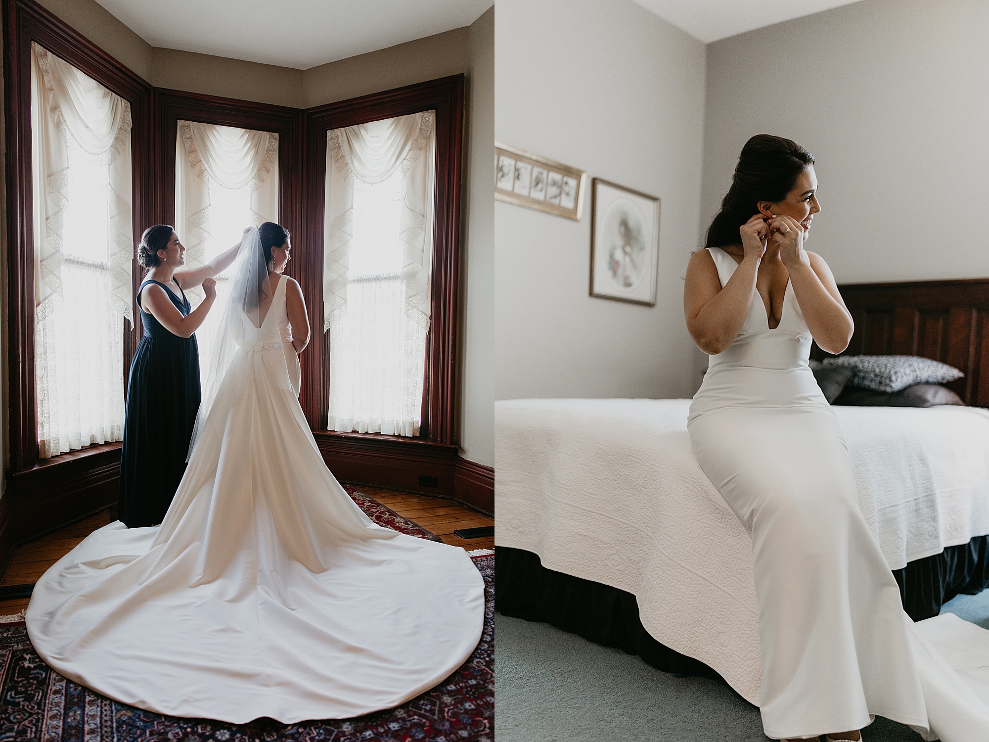 getting ready; wedding photos; Jessee Allen Photography; Erie wedding photographer