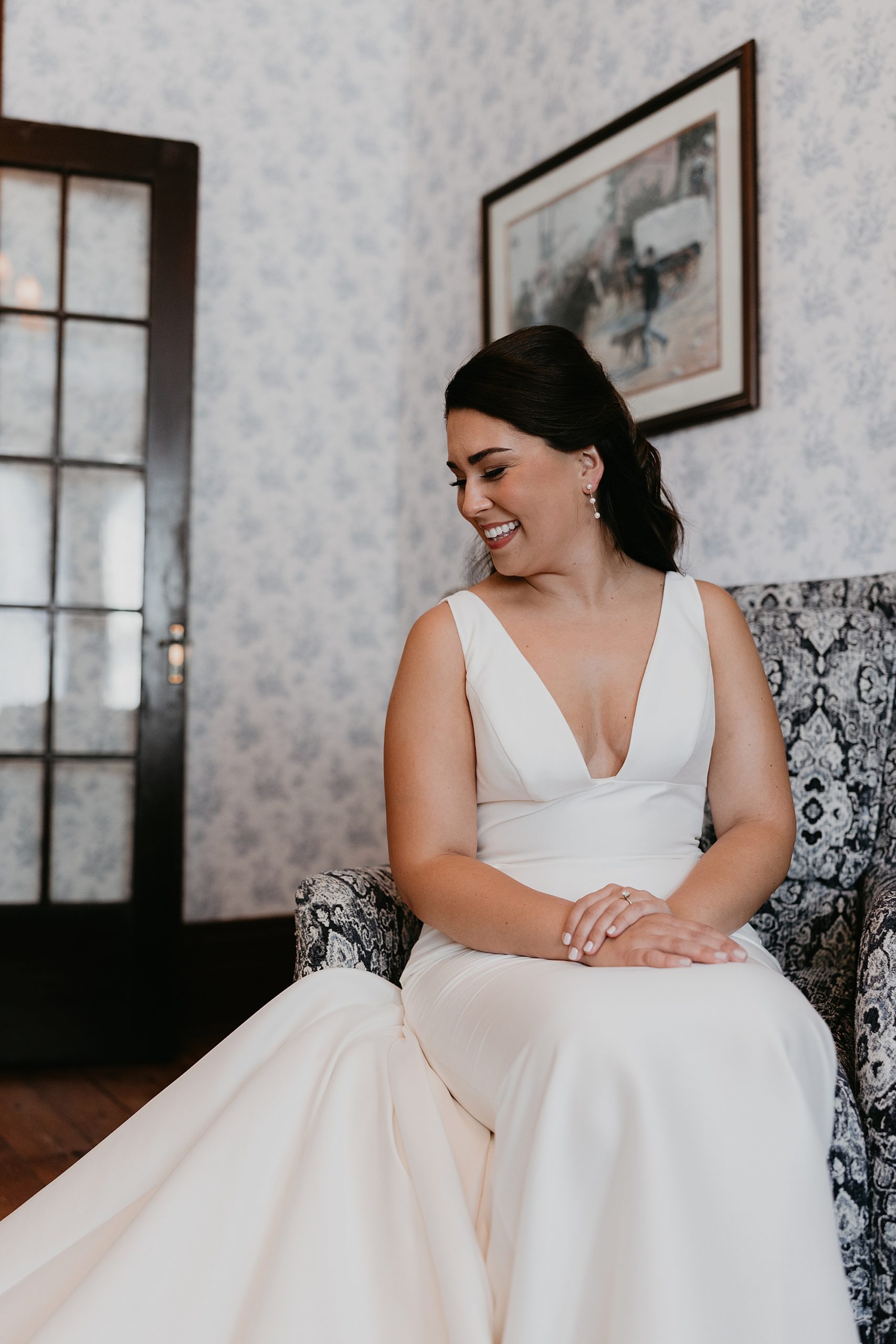 first look with dad photographed by Jessee Allen Photography; Victoria Inn Bed & Breakfast Erie, PA