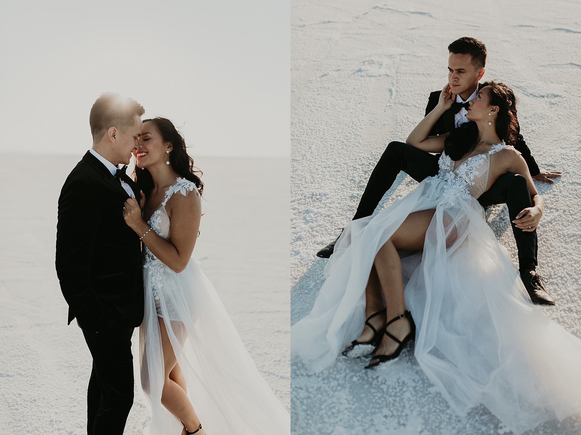 Bonneville Salt Flats elopement