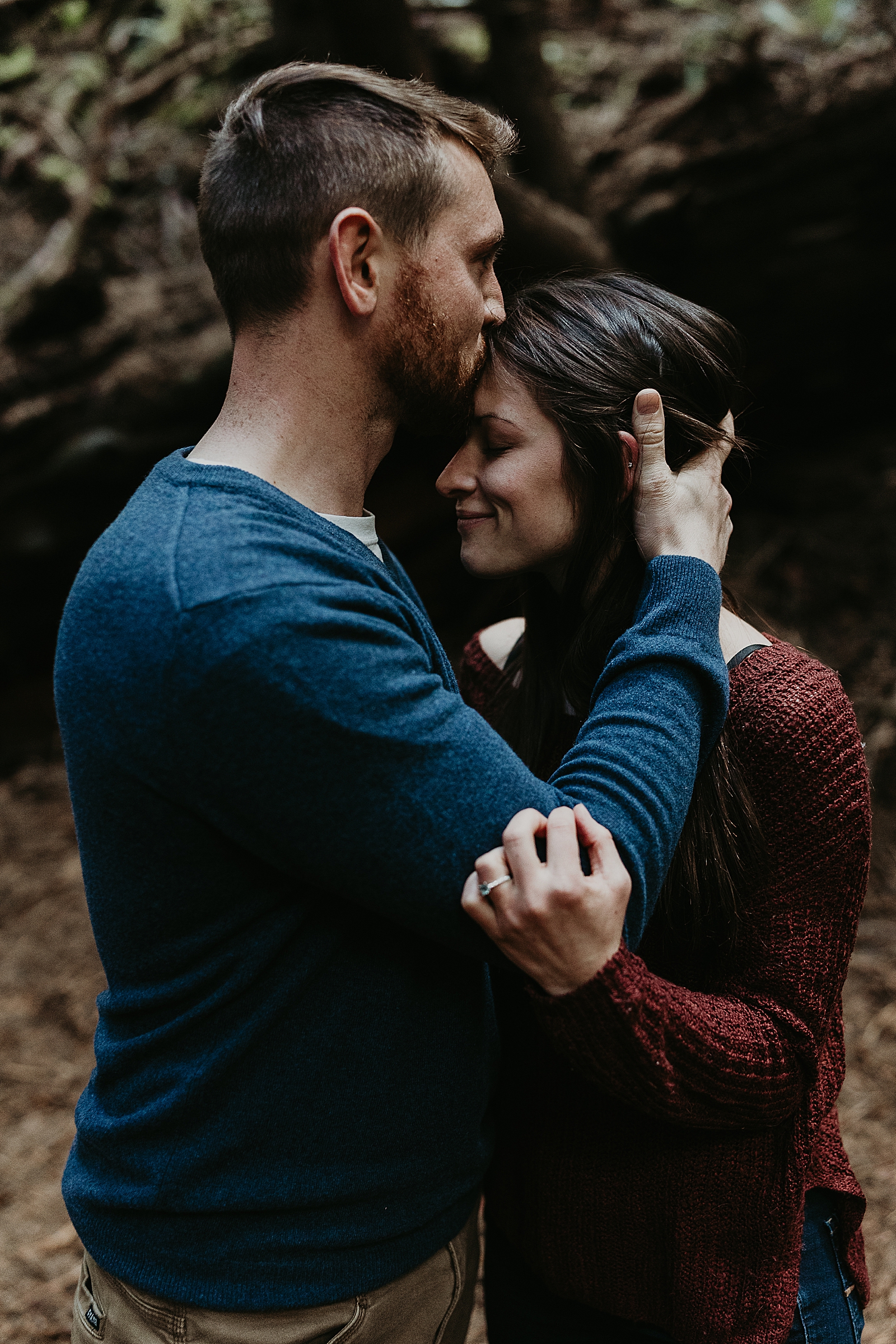 Ecola State Park engagement session; Tillamook Head; Cannon Beach; Indian Beach; Oregon Coast; outdoor engagement photo ideas