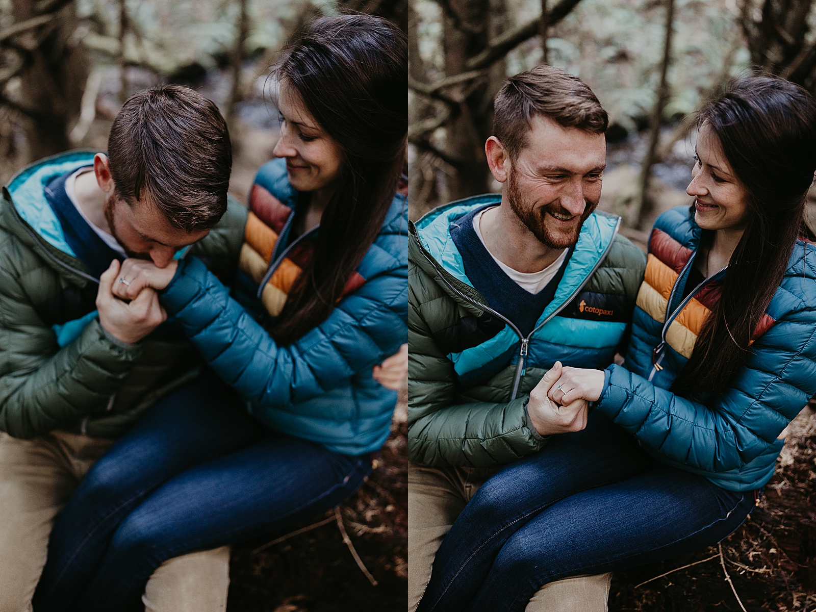 hiking engagement photos by Jessee Allen Photography