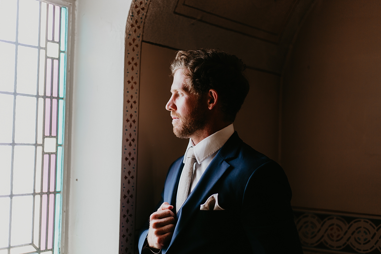 groom getting ready