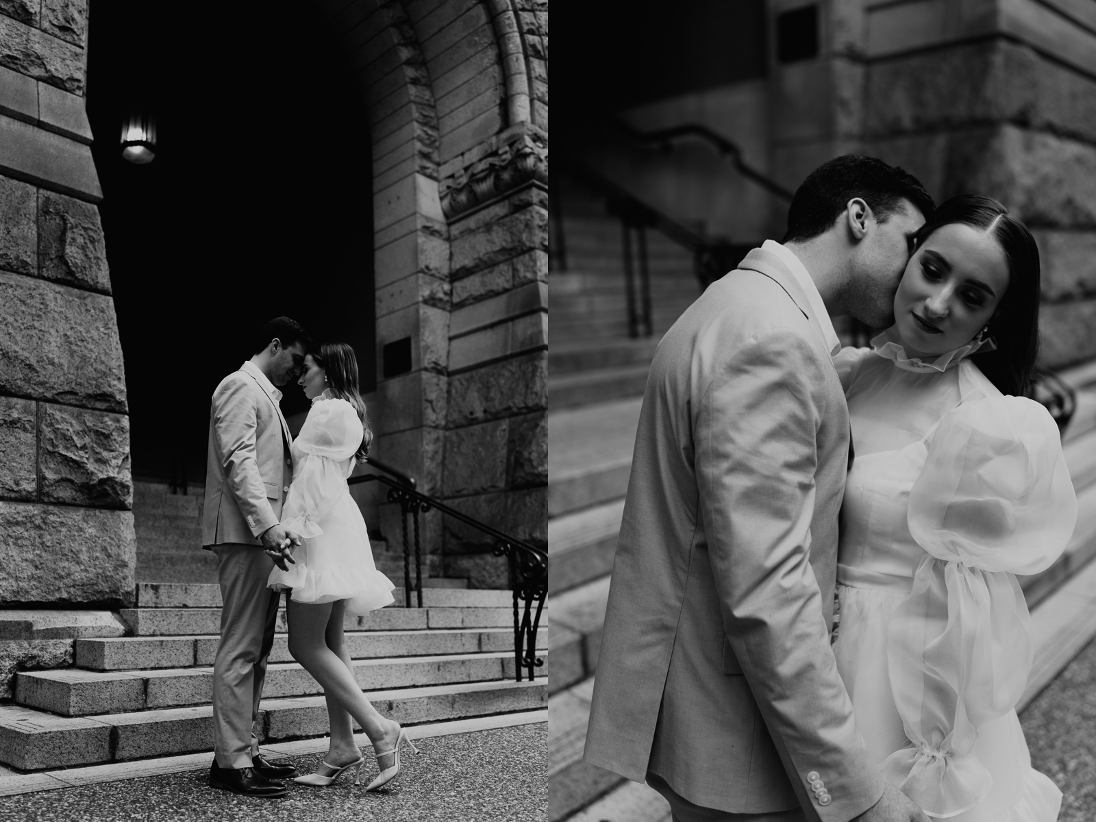 historic Allegheny Courthouse; Pittsburgh locations for engagement photos