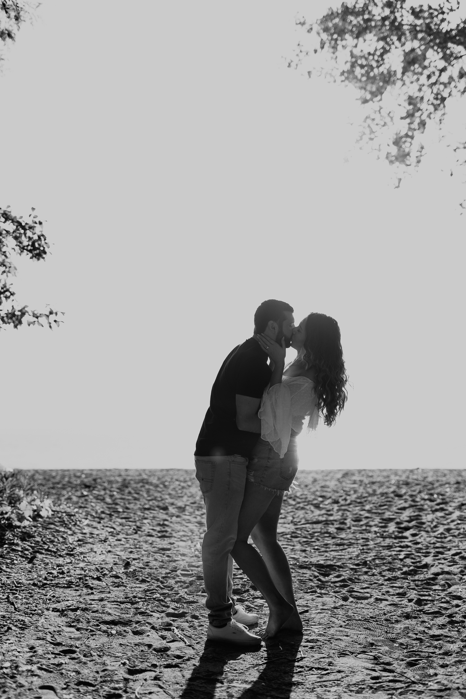 spots on the lake in Erie, PA; engagement session by Jessee Allen Photography