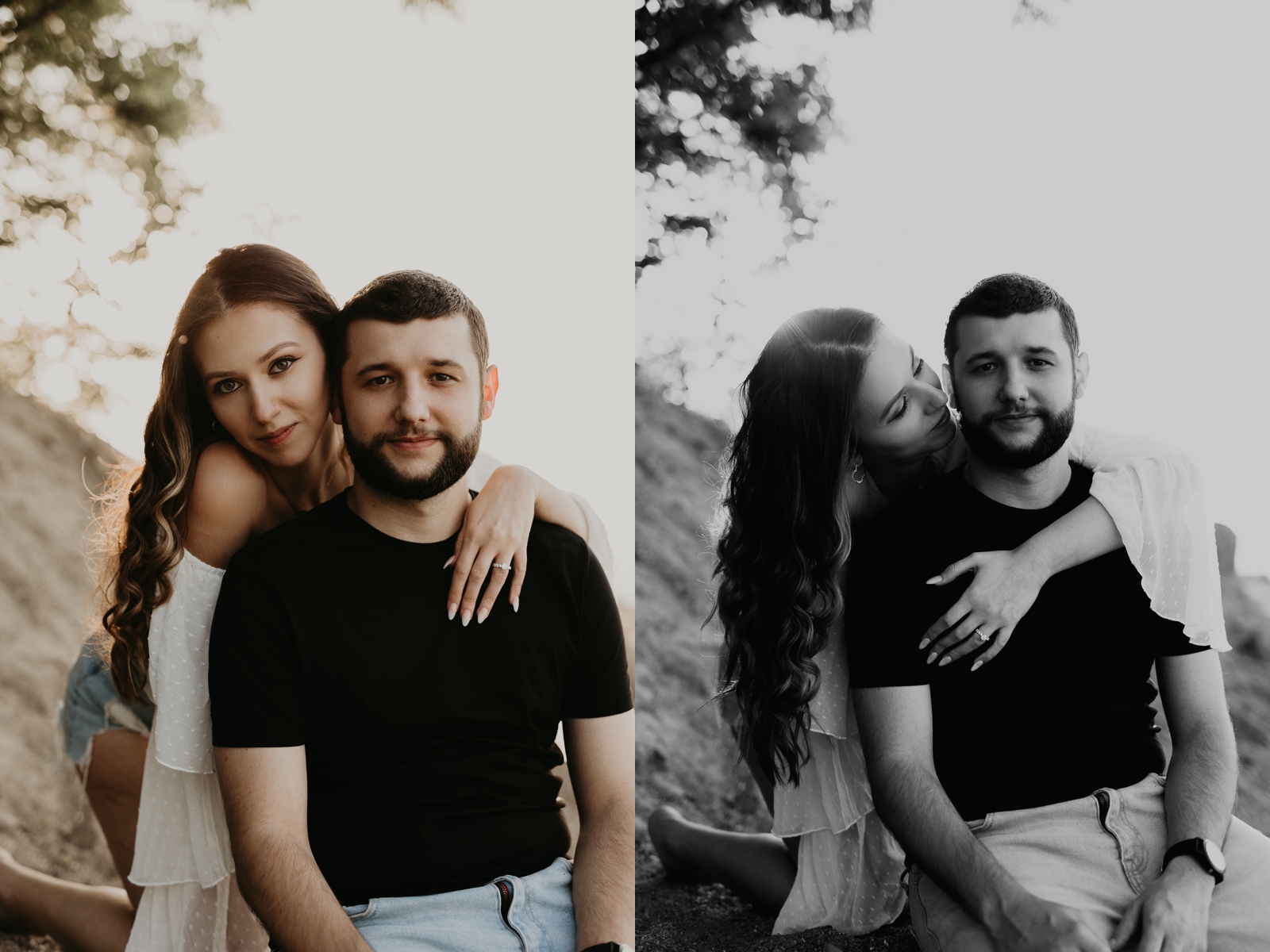 spots on the lake in Erie, PA; engagement session by Jessee Allen Photography