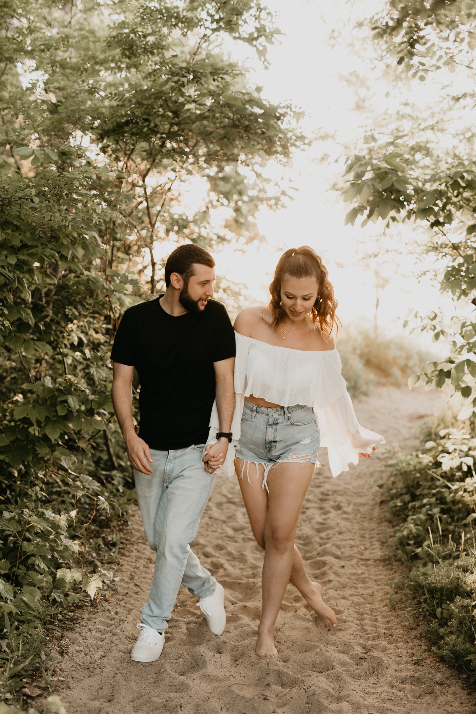 Erie Bluffs State Park; Lake Erie PA; engagement session by Jessee Allen Photography