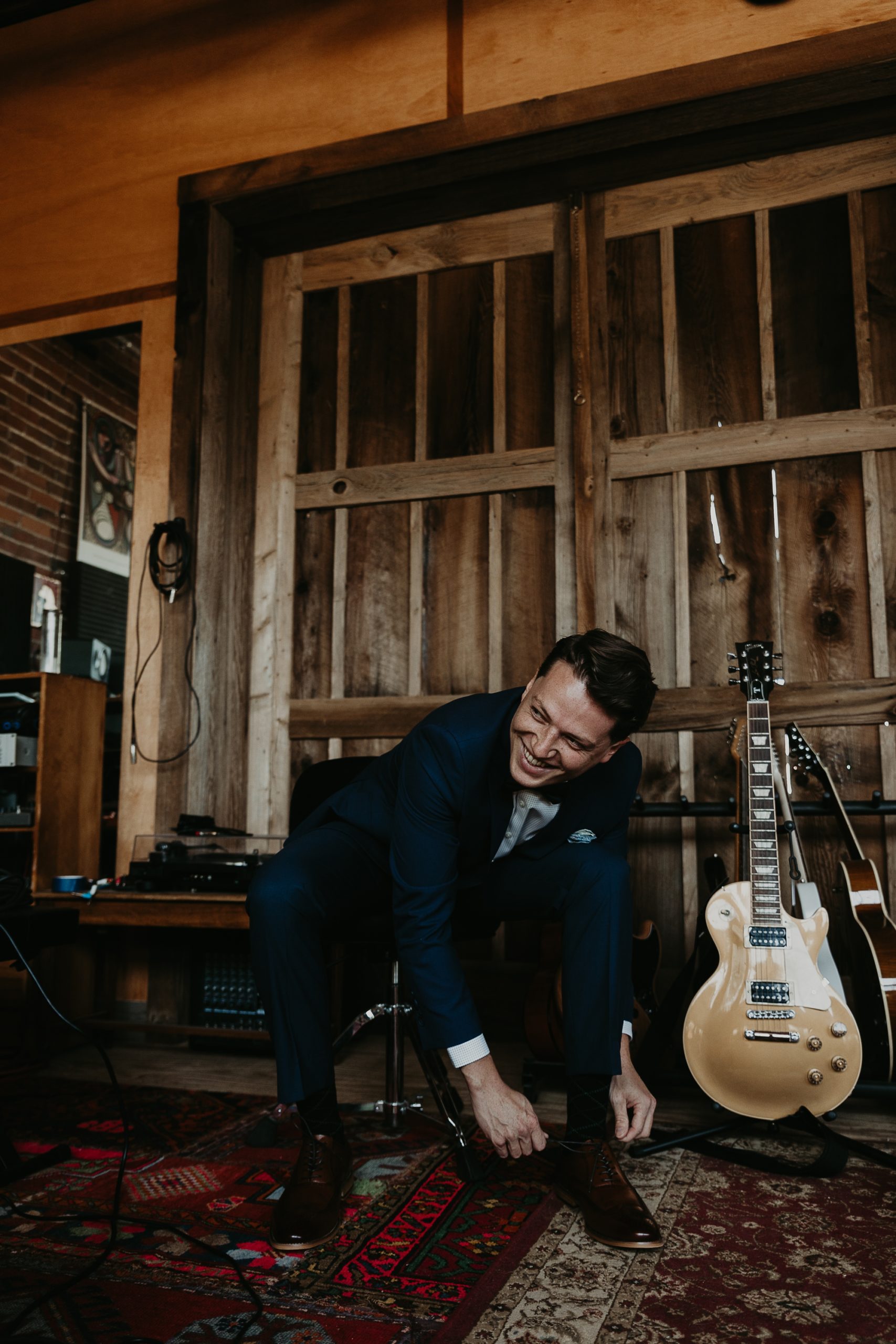 groom getting ready