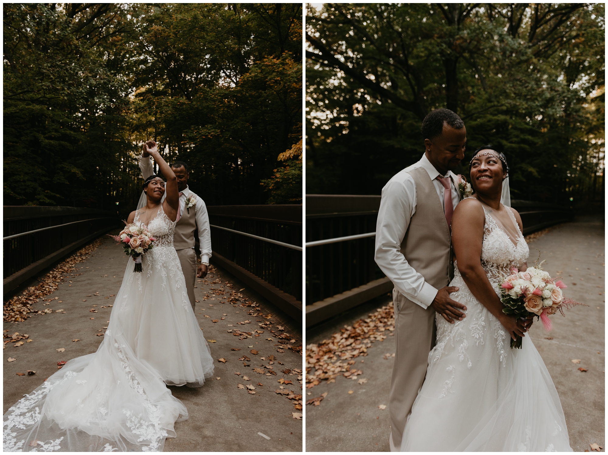 fall wedding portraits