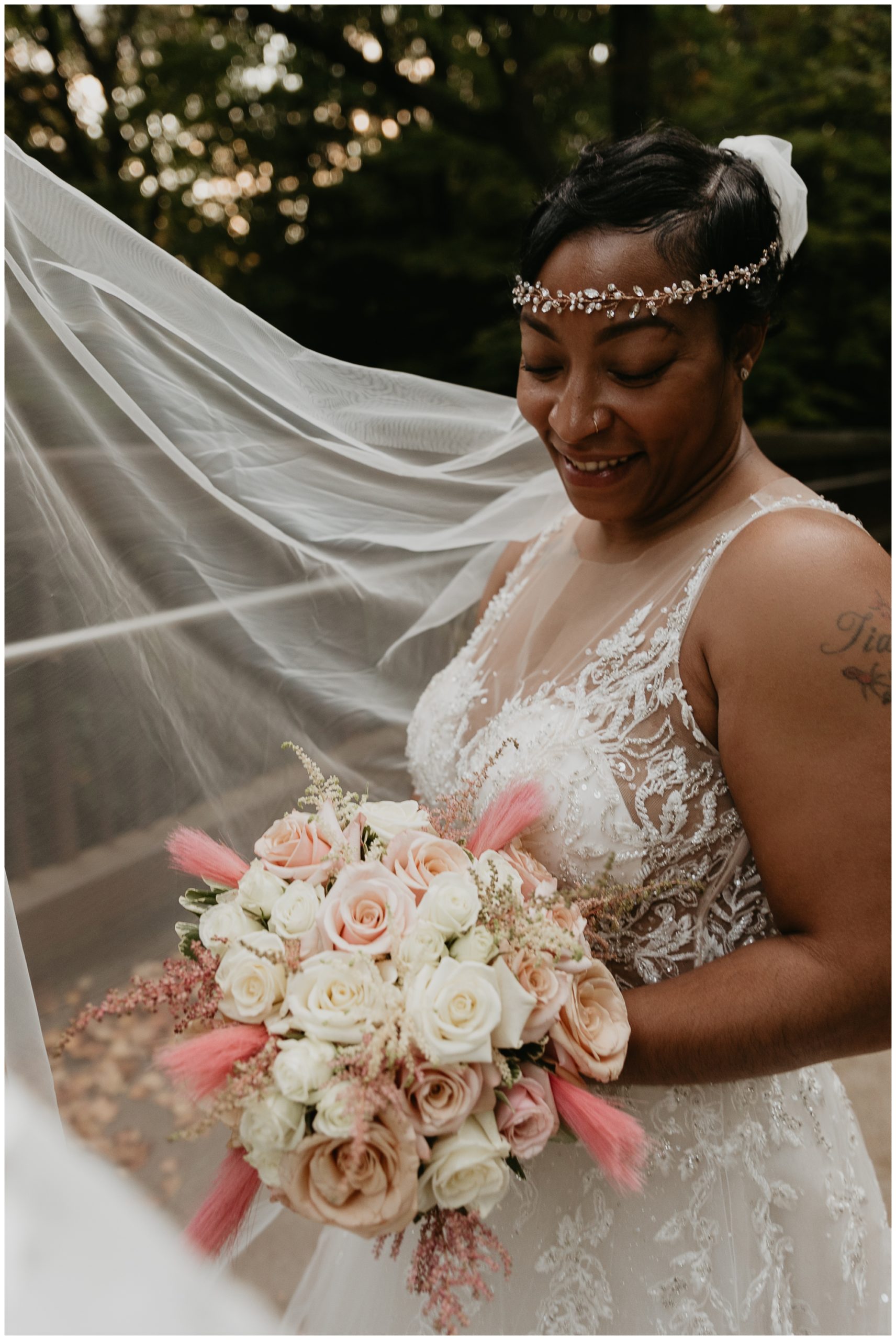 fall wedding portraits