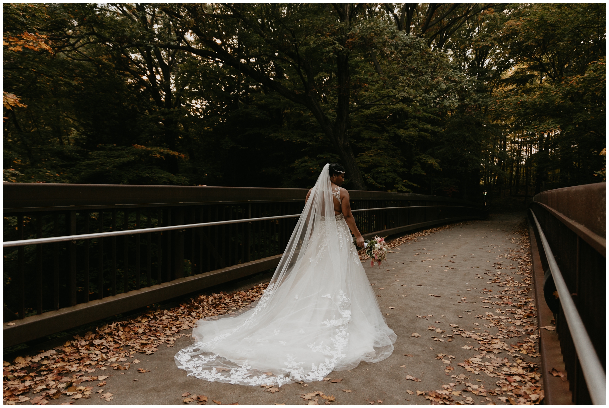 fall bridal portraits Pennsylvania