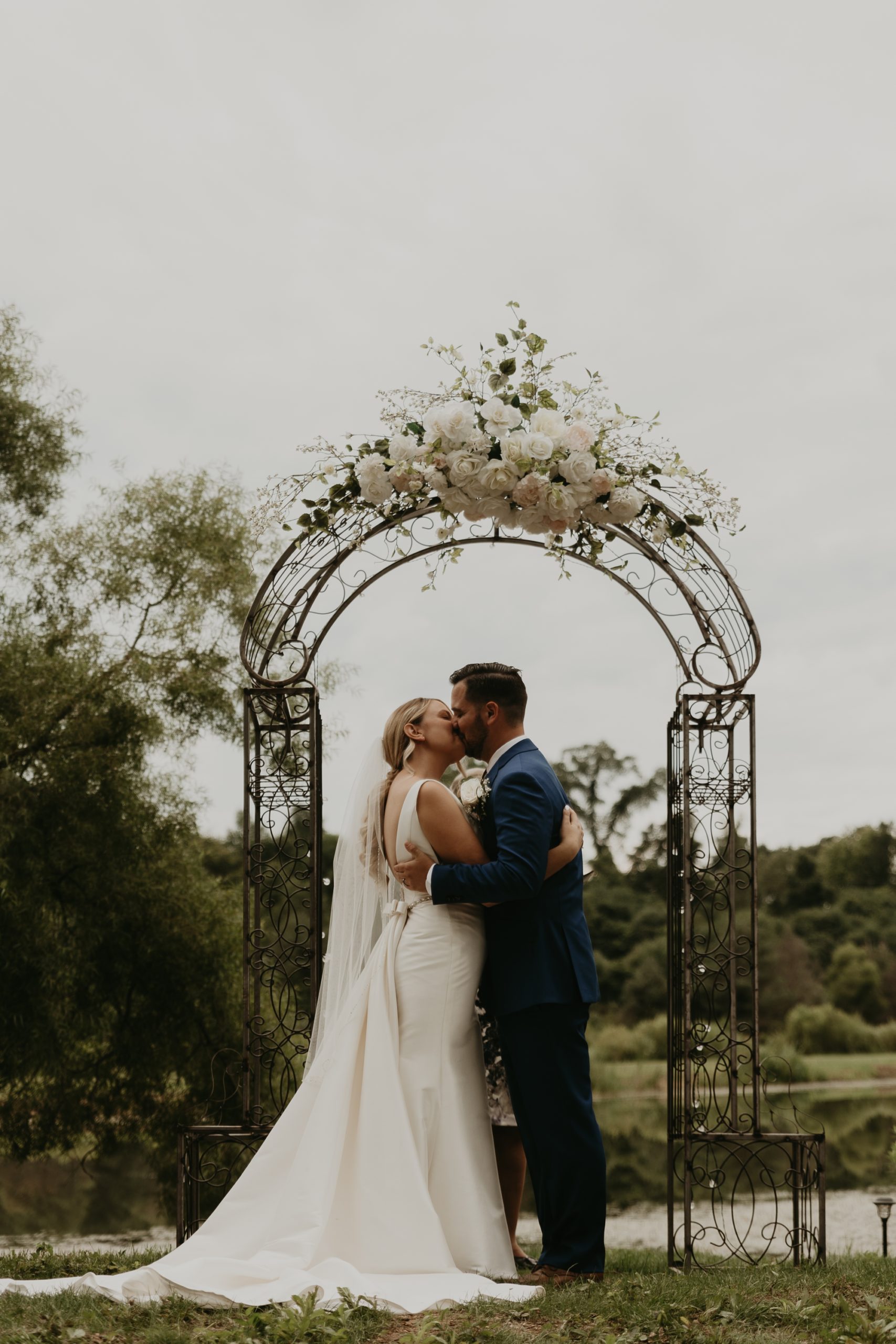 first kiss on your wedding day