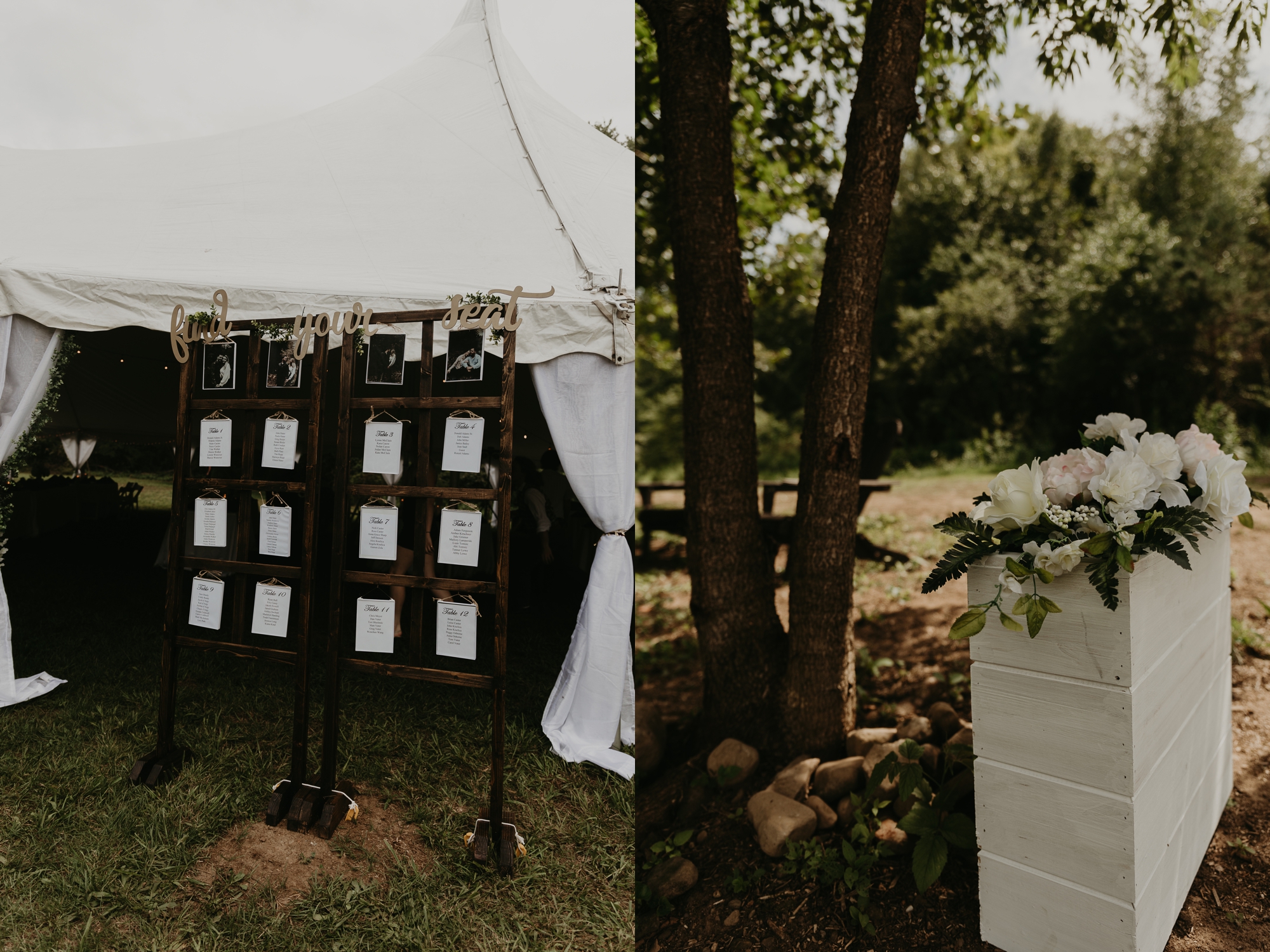 outdoor wedding reception; tented wedding reception; wedding design