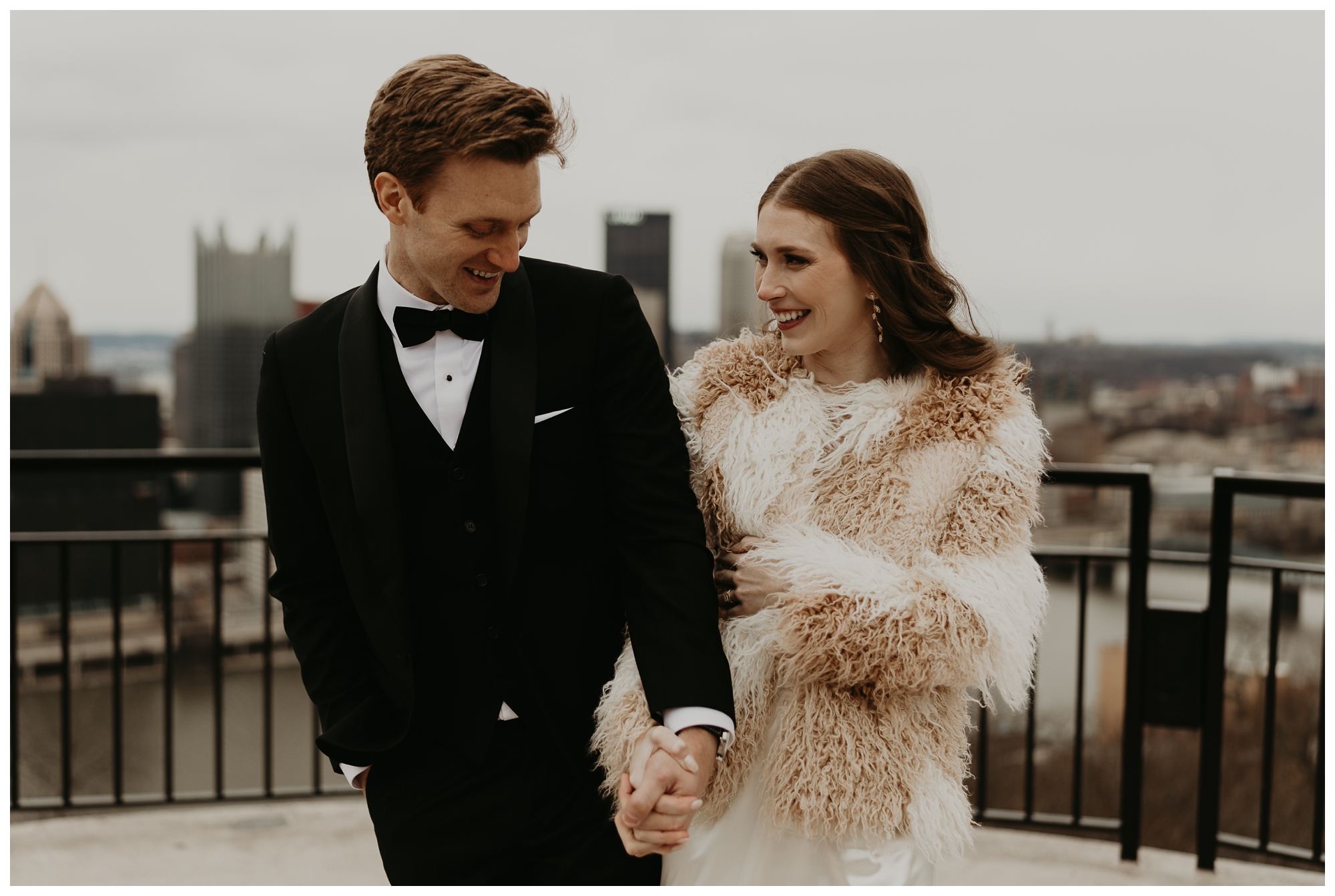 winter wedding; pittsburgh photo locations