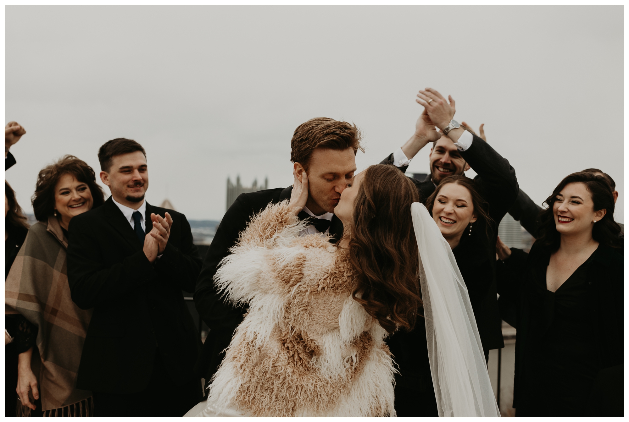 winter wedding; pittsburgh photo locations