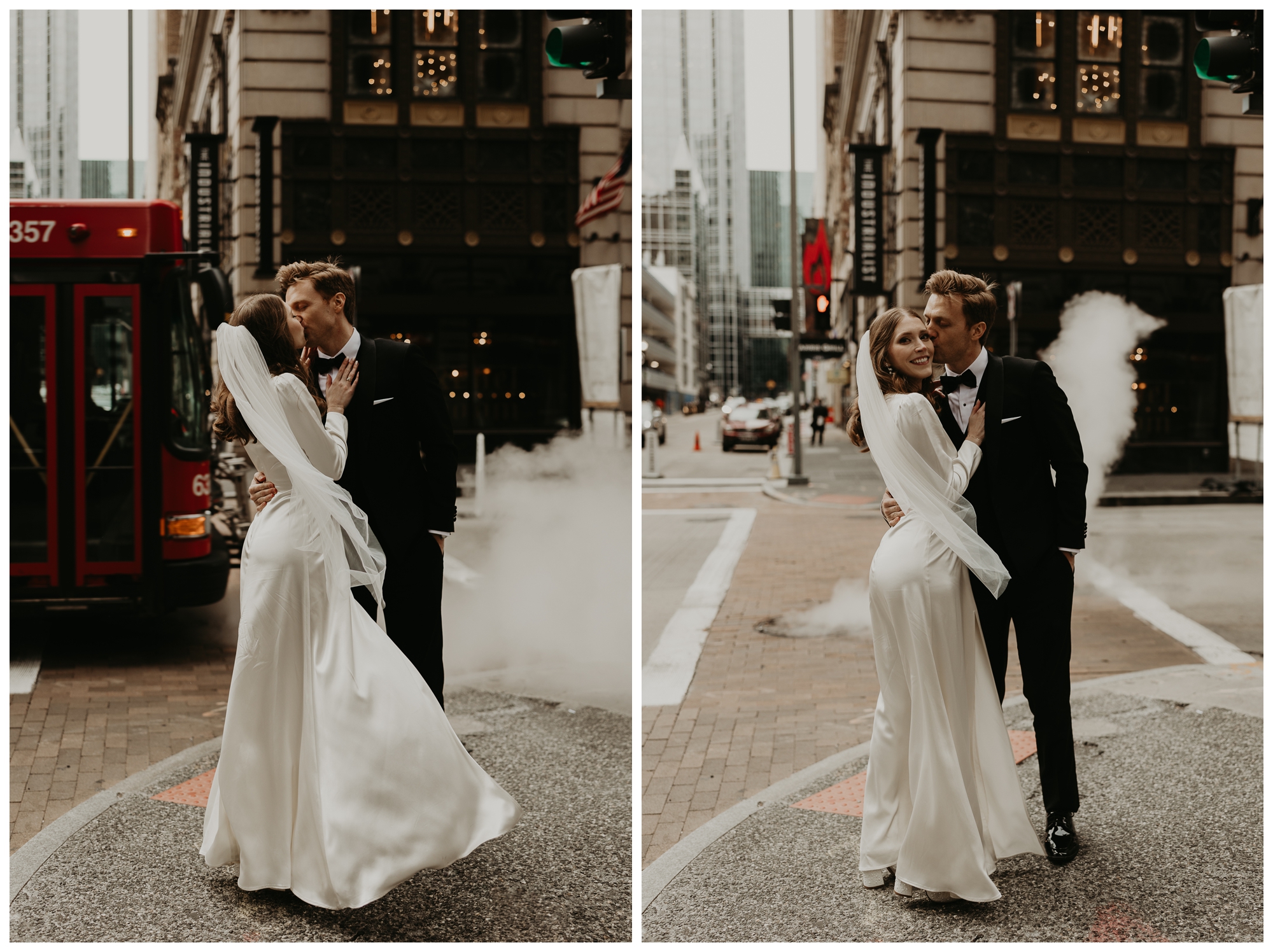 downtown Pittsburgh wedding photos