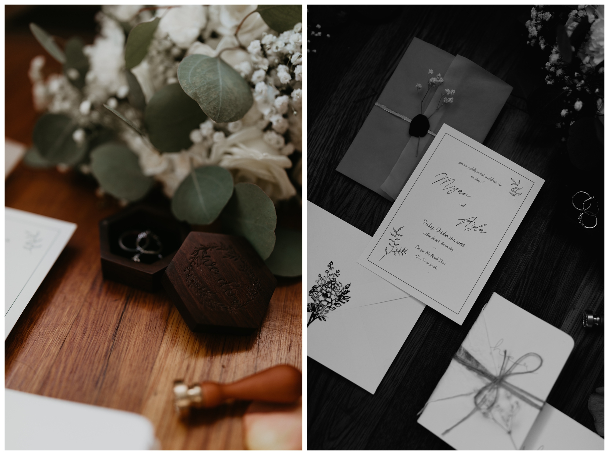 custom wedding invitation suites