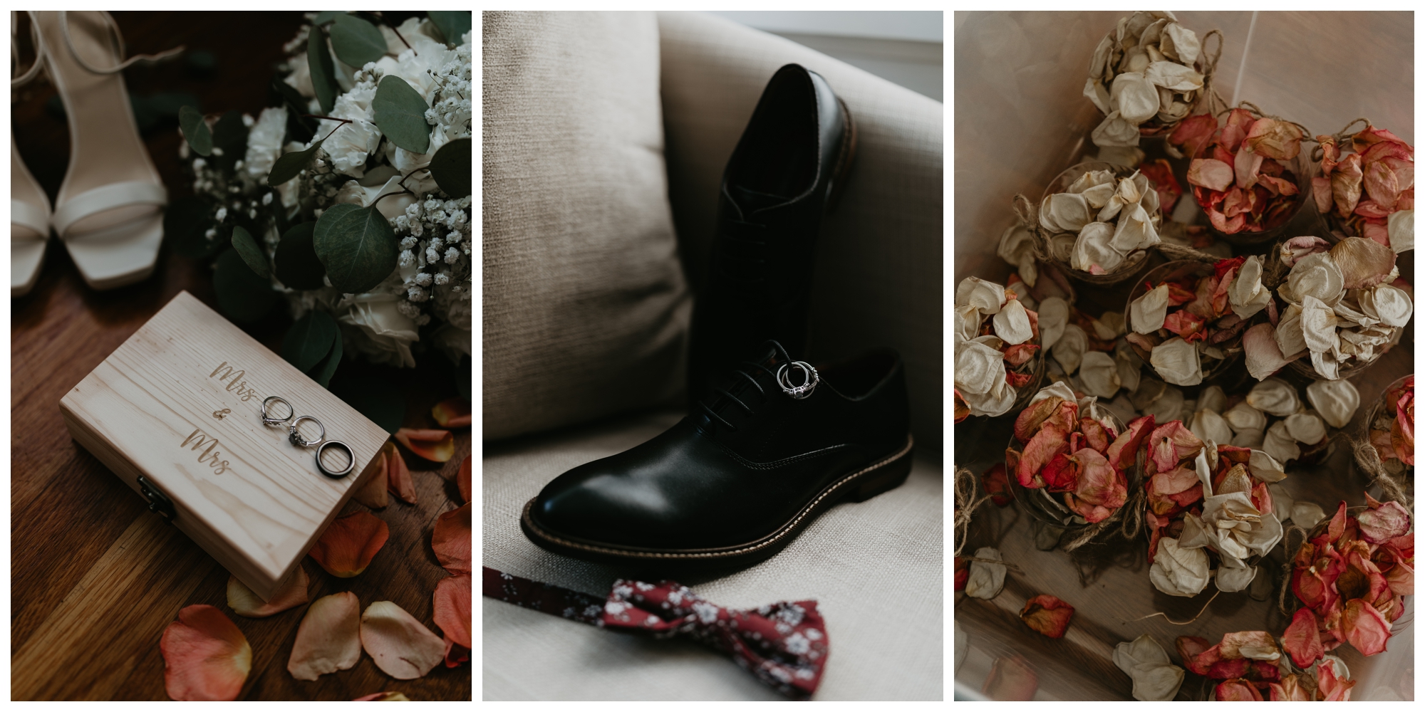 dried rose petals for wedding ceremony