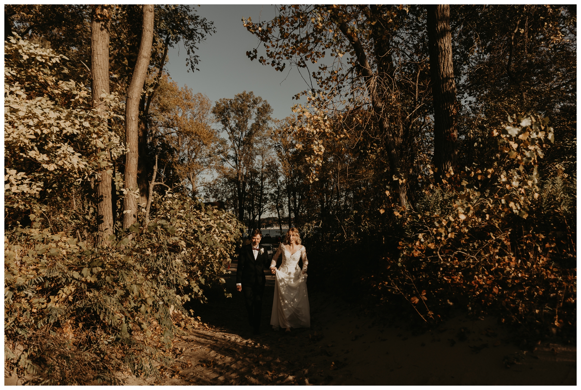 Presque Isle State Park Beach Wedding Ceremony by Jessee Allen Photography