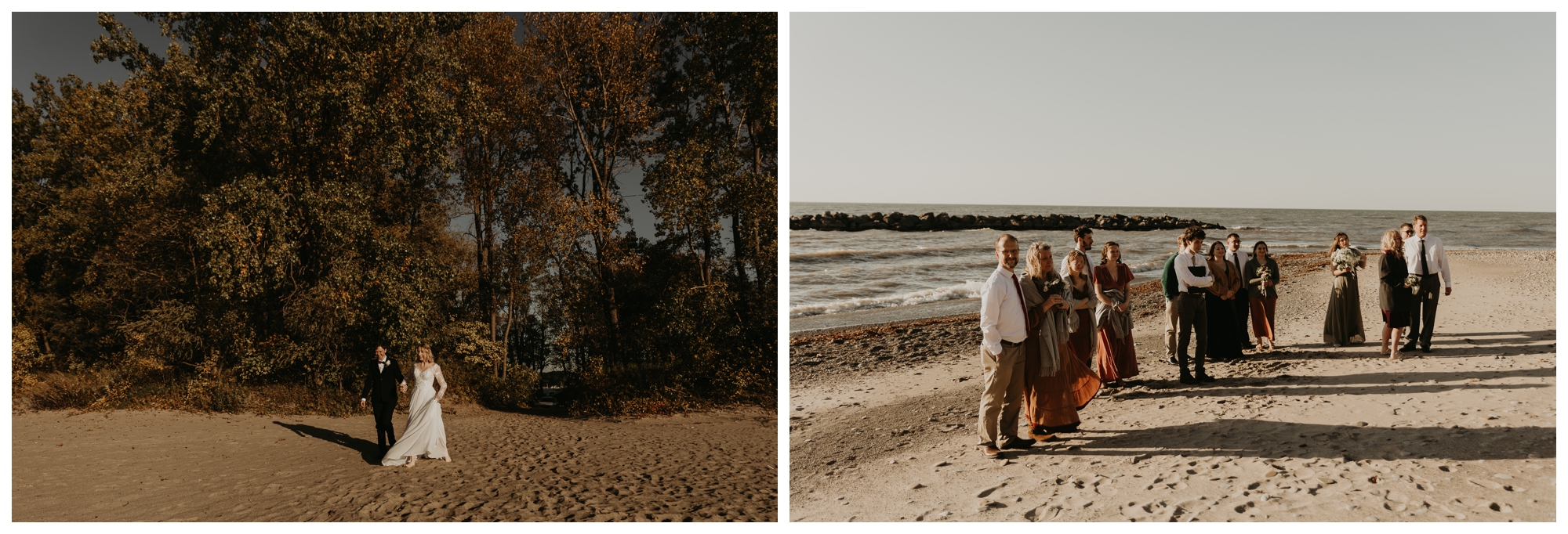 Lake Erie Beach Wedding