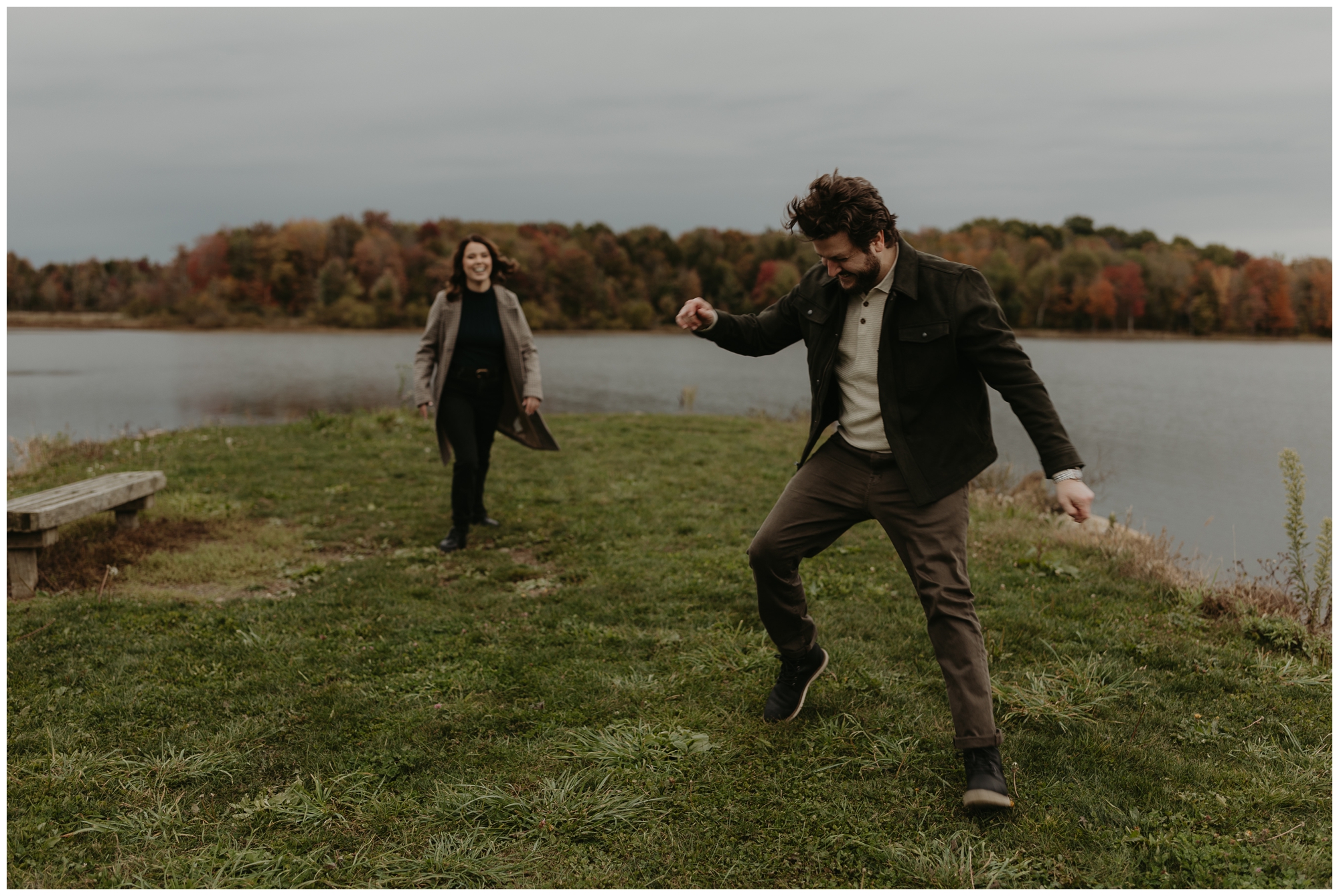 Pennsylvania documentary style engagement session photographed by Jessee Allen Photography