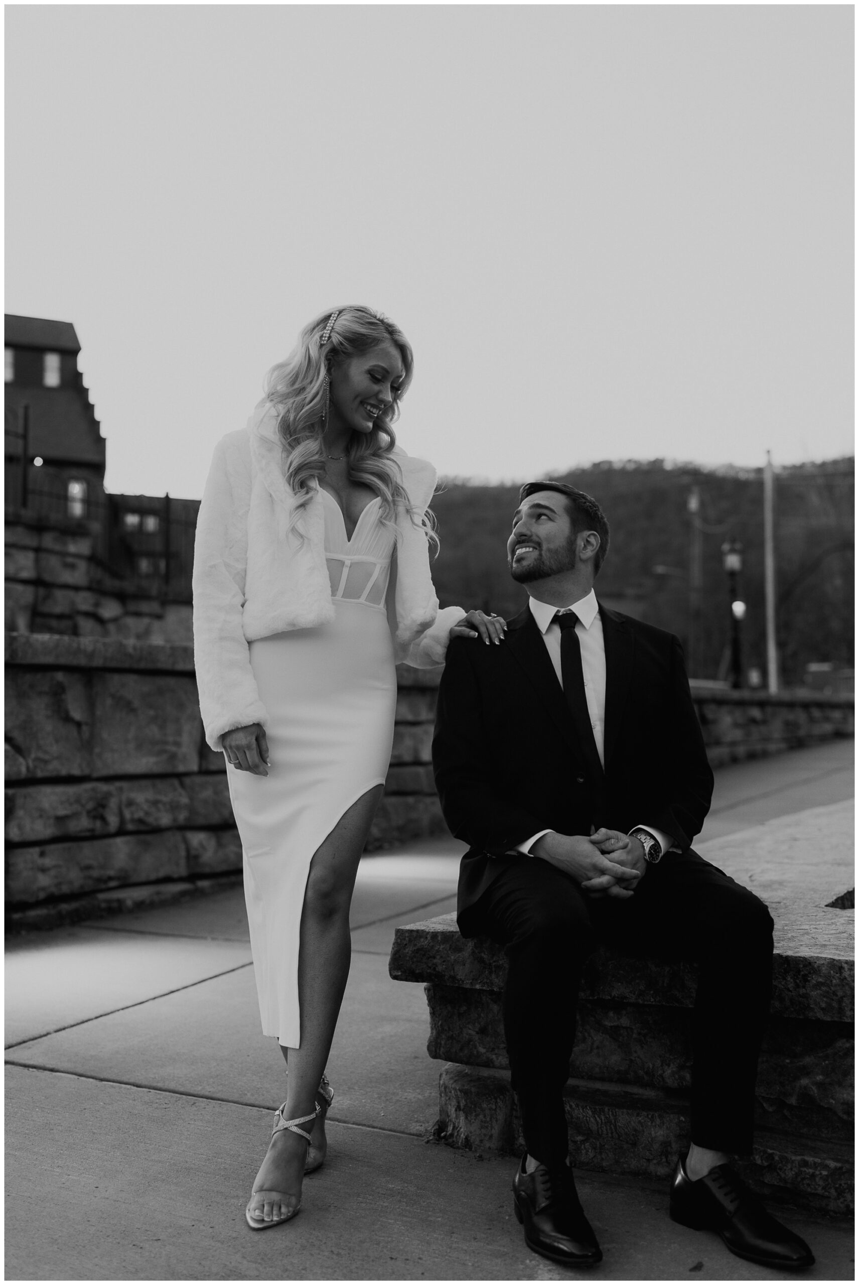 unique engagement photos at the Gamble Mill Bellefonte, PA